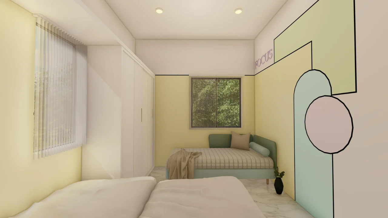 Comfortable, restful private rooms for elder care residents